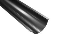 125mm x 3 metre Half Round Gutter (black)