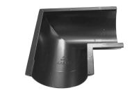 125mm x 90 Deg Gutter Angle (black)