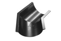 125mm x 135 Deg Gutter Angle (black)