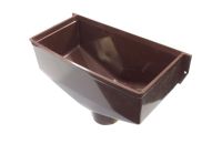 Rainwater Head Round (rustic brown)