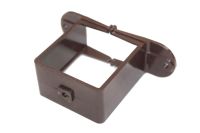 Pipe Bracket Square (rustic brown)