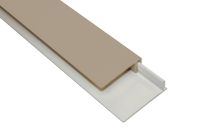 2 Part Plastic Edge Trim (camel)