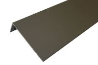 Aluminium 50mm x 150mm Lacquered Angle (Walnut)