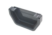 Anthracite Square External Stopend (swish)