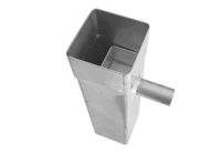 76mm Square Rainwater Diverter (mill)