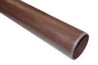 4 Metre x 110mm Plain Ended Pipe (brown)