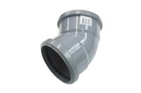 110mm x 135 Deg Double Socket Bend (grey floplast)