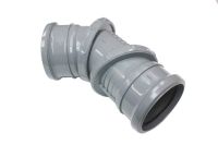 110mm Adjustable Bend 0-90 Deg (grey floplast)