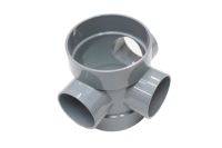 110mm Short Boss Pipe (grey floplast)
