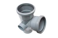 110mm x 112 Deg Branch (grey floplast)