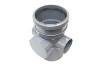110mm Single Socket Access Pipe (grey floplast)