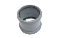 110mm Double Socket Connector (grey floplast)