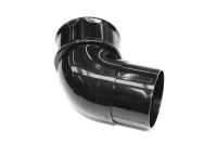 Black 68mm Round 112 Deg Bend (floplast)