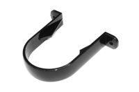 Black 68mm Round Standard Pipe Clip (floplast)
