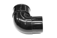 Black 68mm Round 92.5 Deg Bend (floplast)