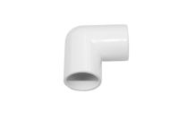 21.5mm x 90 Deg Overflow Knuckle Bend (white)