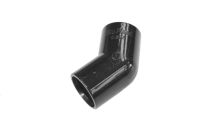 21.5mm x 45 Deg Overflow Bend (black)