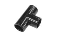 21.5mm x 90 Deg Overflow Tee (black)