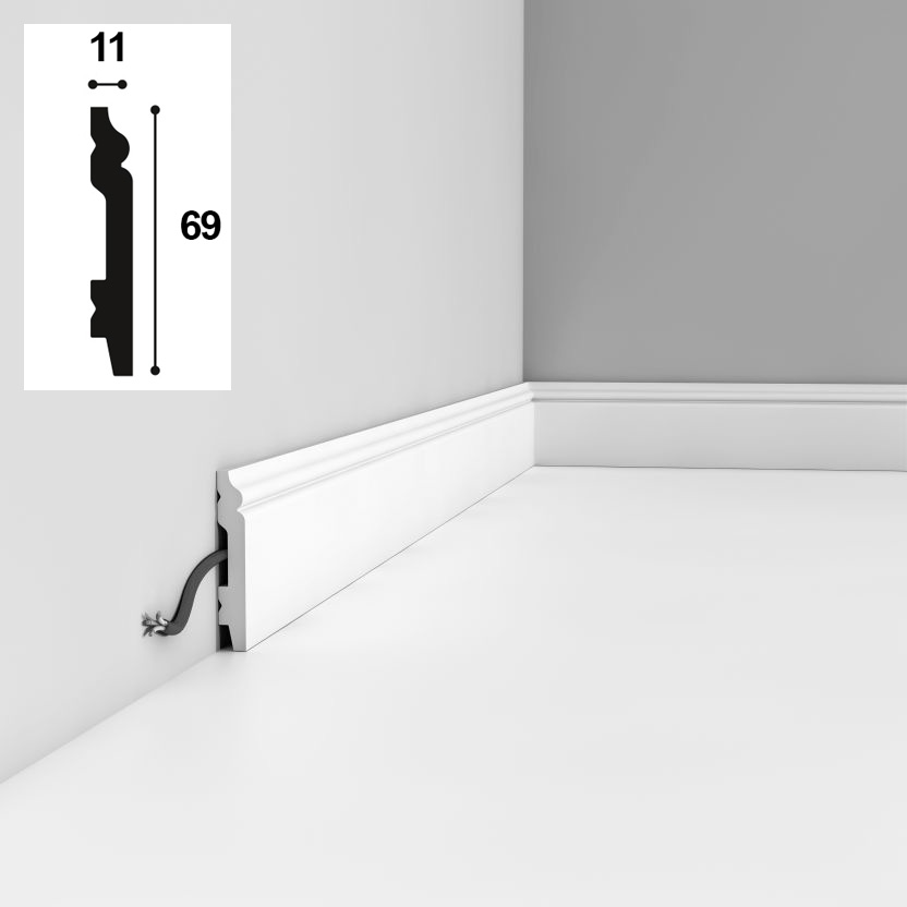 69mm x 11mm Skirting