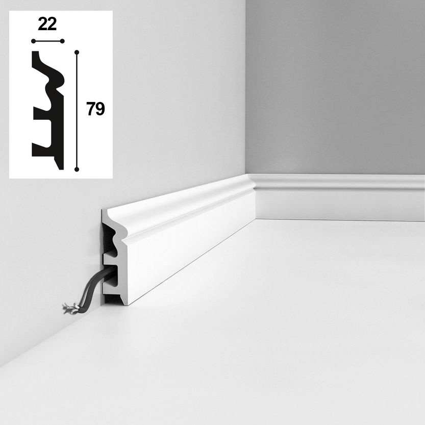 79mm x 22mm Skirting