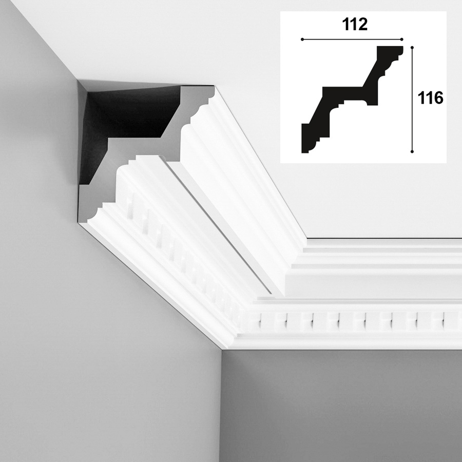 116mm x 112mm Cornice