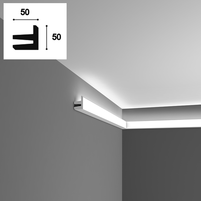 50mm x 50mm Uplighter Profile