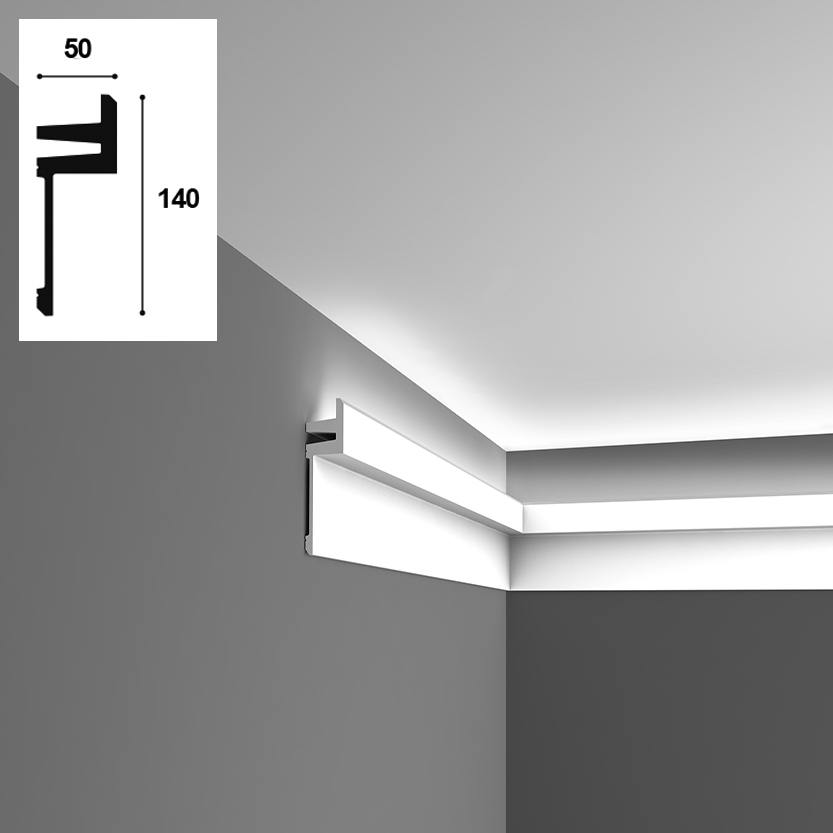 140mm x 50mm Uplighter Profile