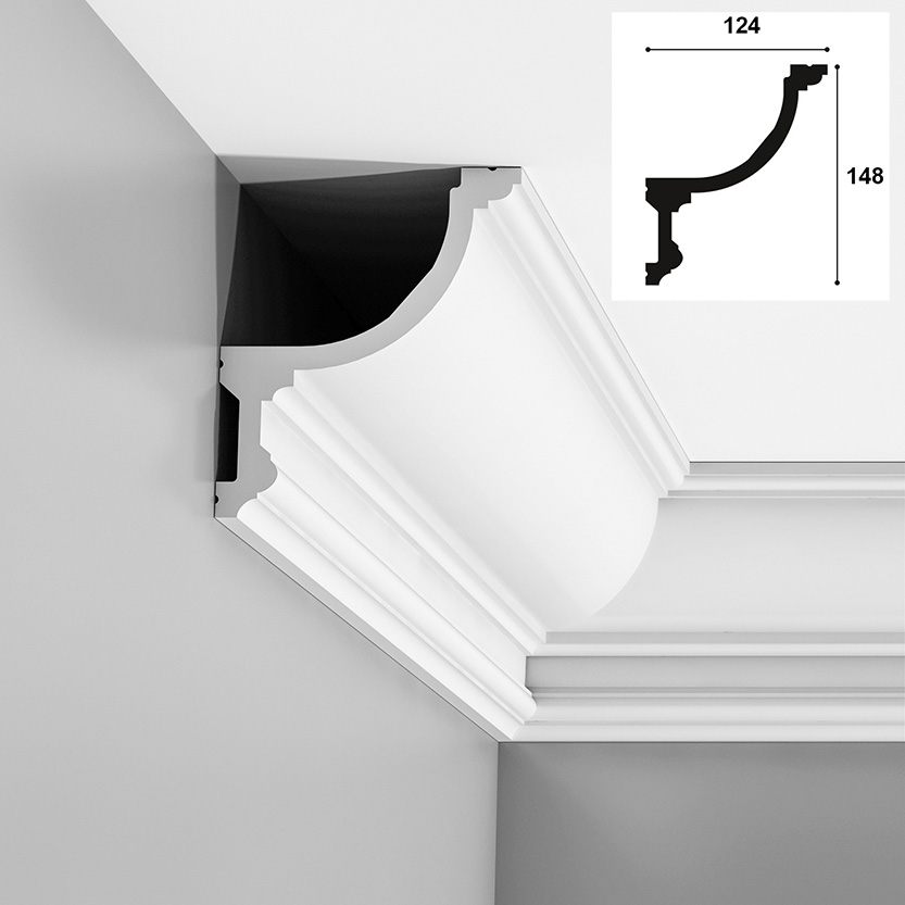 148mm x 124mm Cornice
