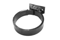 82mm Centre Fix Pipe Clip (black)