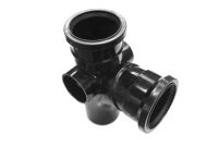 82mm x 92.5 Deg Branch (black)