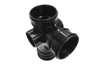 82mm x 92.5 Deg Single Branch (black)