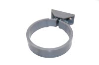 82mm Centre Fix Pipe Clip (grey)