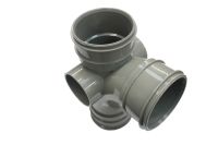 82mm x 92.5 Deg Single Branch (solvent grey)