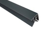Hard Wearing Aluminium 2 Part Lacquered Corner (Anthracite)