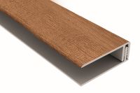 Plastic 2 Part Edge Trim (Woodland Oak)