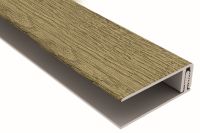 Plastic 2 Part Edge Trim (Woodland Grey)