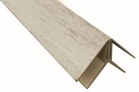 Plastic 2 Corner Trim (Grey Cedar)