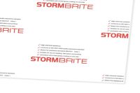 1220 x 2440 x 3mm Stormbrite Gloss PVC Foam Sheet (White)