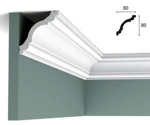 80mm x 80mm Cornice (2 metre)