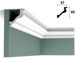 57mm x 65mm Cornice (2 metre)