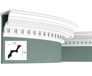 116mm x 112mm FLEX Cornice (2 metre)