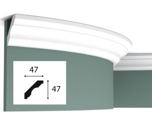 47mm x 47mm FLEX Cornice (2 metre)