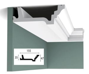 47mm x 155mm Cornice Moulding