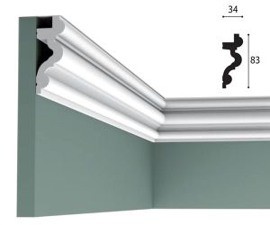 34mm x 83mm 'AUTOIRE' Cornice (2 metre)