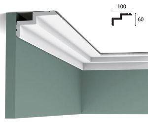 100mm x 60mm 'STEPS' Cornice (2 metre)