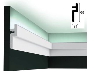 31mm x 95mm 'STEPS' Cornice (2 metre)