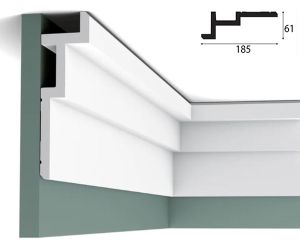 61mm x 185mm 'STEPS' Cornice (2 metre)