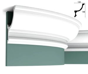 124mm x 148mm FLEX Cornice (2 metre)