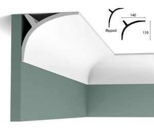 140mm x 110mm Cornice (2 metre)