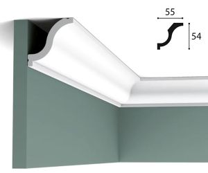 55mm x 44mm Cornice (2 metre)